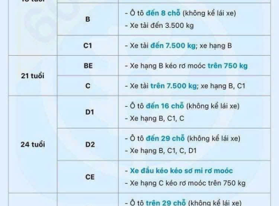 THÔNG TIN VỀ ĐTLX MỚI NHẤT 2025